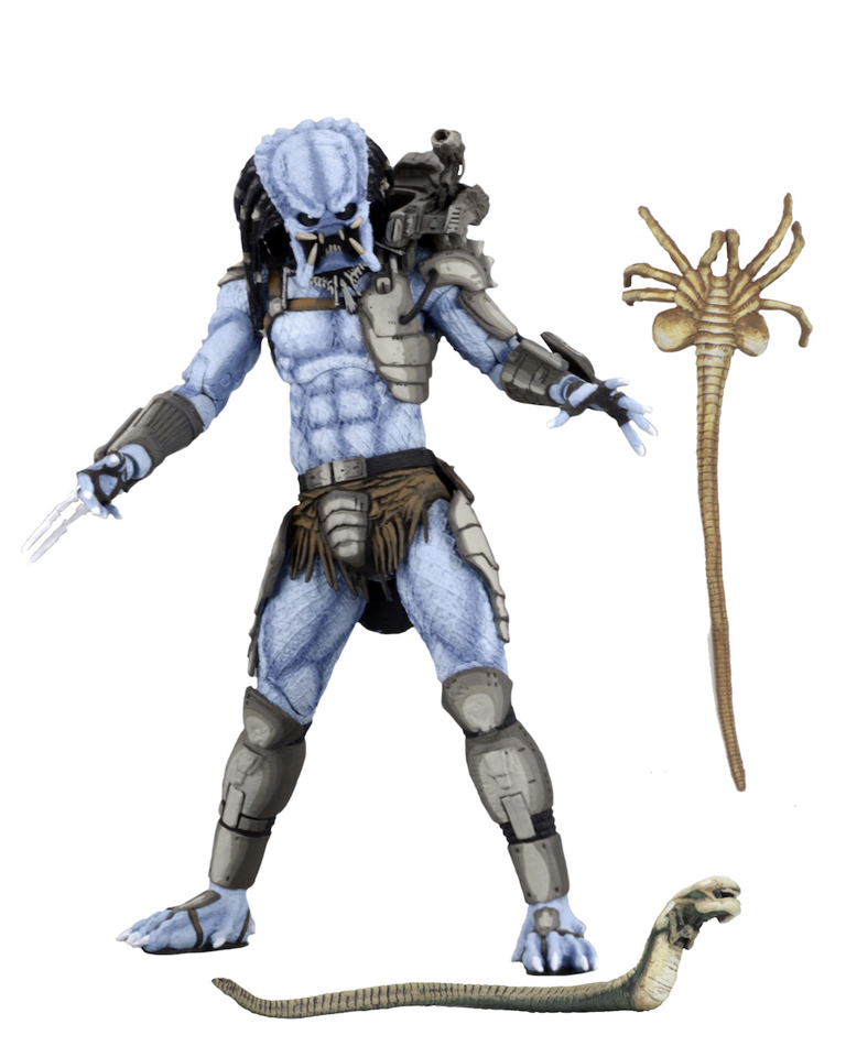 (NECA) Alien vs Predator - 7" Scale Action Figure - Predator Arcade - the Mad Predator boss