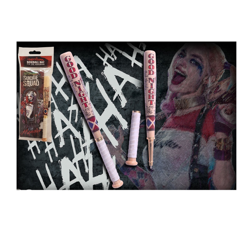 The Noble Collection Harley Quinn Baseball Bat Pen : Noble Collections